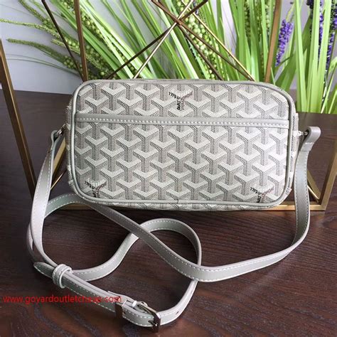 GOYARD Goyardine Amacapvert Crossbody Bag Grey